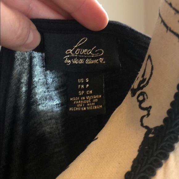 Lavish by Heidi Klum Maternity Beaded Black Maxi - Picture 5 of 6